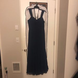 Navy Blue Long Dress
